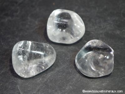3 Galets Cristal de roche