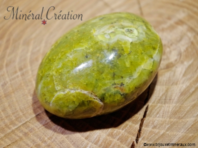 Galet pierre roule Opale Verte 